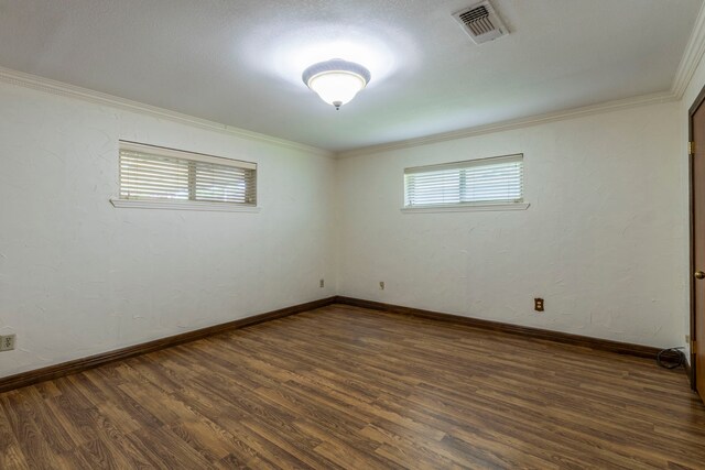 2881 Selma Ln, Farmers Branch, TX 75234 - bathroom featuring wallpapered walls, ornamental molding, a textured ceiling, vanity, and recessed lighting