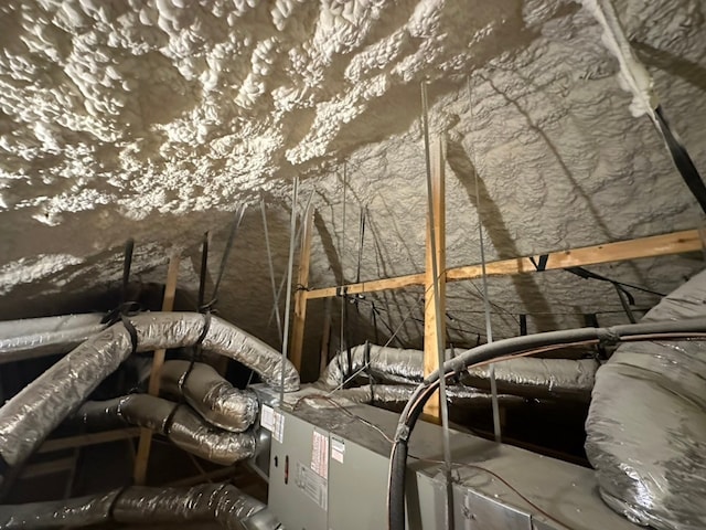 view of attic