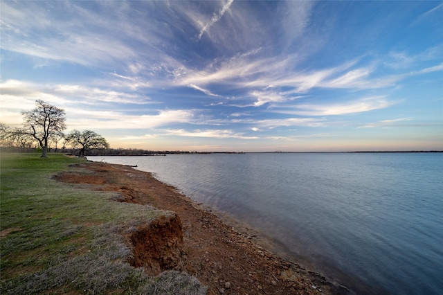 property view of water