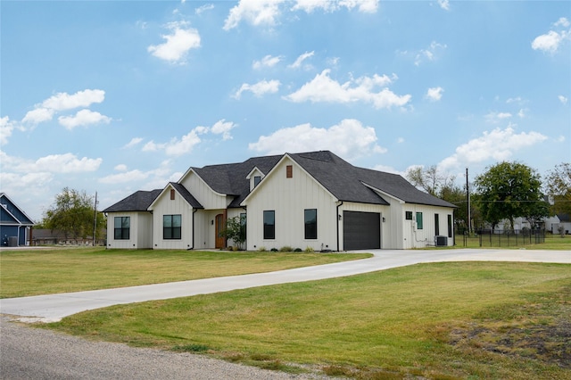 3020 Addison Rowen Ct, Sherman, TX 75090 - modern inspired farmhouse featuring board and batten siding, driveway, an attached garage, and roof with shingles