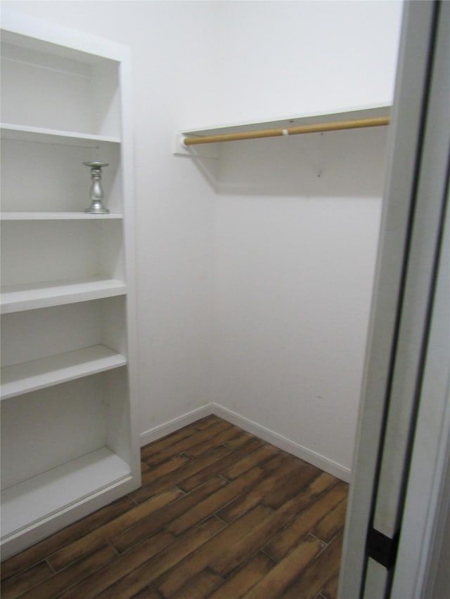 1430 State Highway 87 S, Hemphill, TX 75948 - spacious closet featuring dark wood finished floors