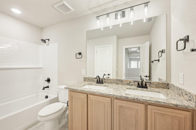 4400 Copper Point Dr, Fort Worth, TX 76036 - bathroom featuring double vanity and bathtub / shower combination