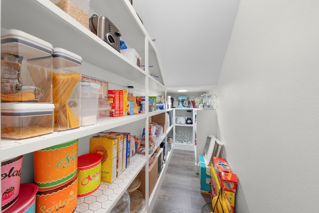 view of pantry