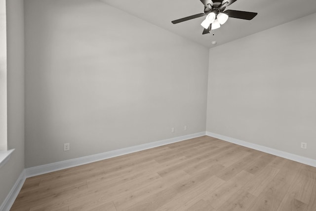 2012 Tolleson Dr, Fort Worth, TX 76008 - unfurnished room with light wood-style flooring and ceiling fan