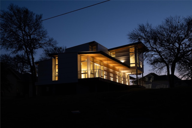 view of property exterior