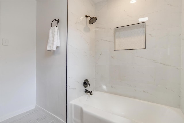 1036 Springer Ave, Fort Worth, TX 76114 - bathroom with shower / tub combination and baseboards