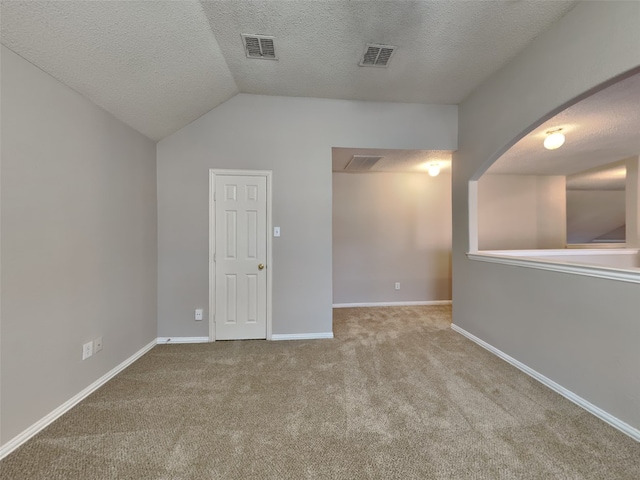 1114 Huntington Trl, Mansfield, TX 76063 - spare room with baseboards, visible vents, carpet floors, and a textured ceiling