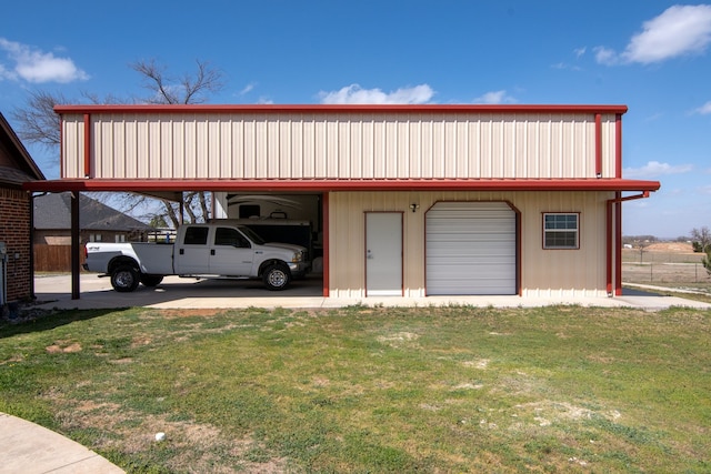 garage featuring a garage