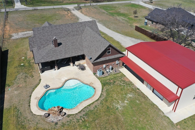 drone / aerial view