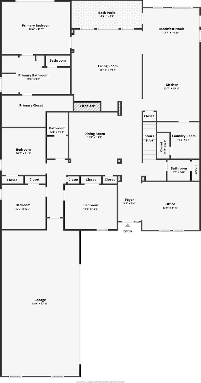 9601 Delmonico Dr, Fort Worth, TX 76244 - room layout