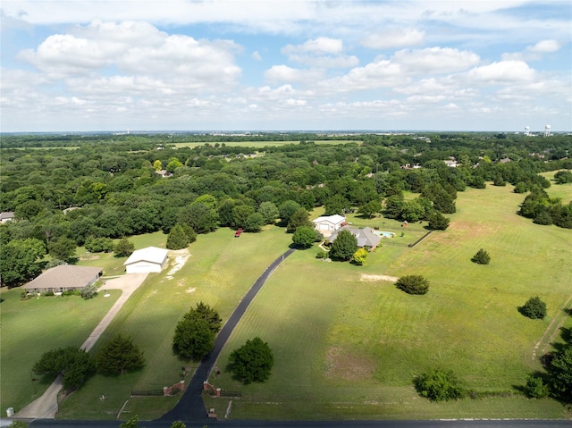 4933 County Road 340, Mckinney, TX 75071 - bird's eye view featuring a view of trees