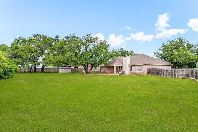 3104 Rim Rock Ct, Granbury, TX 76049 - view of yard featuring fence