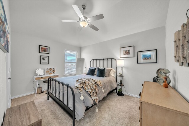 846 Underwood Ln, Celina, TX 75009 - bedroom featuring light carpet, baseboards, and a ceiling fan