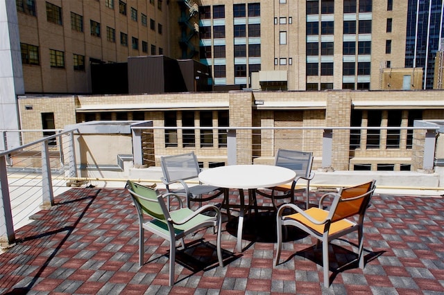view of patio / terrace with outdoor dining area
