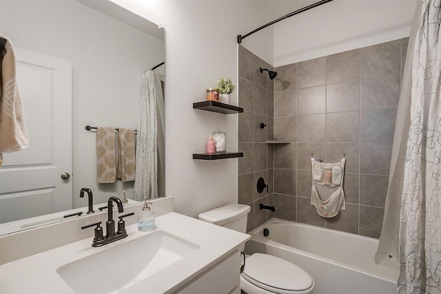 2320 Stella Ln, Northlake, TX 76247 - full bath with shower / bathtub combination with curtain, toilet, and vanity