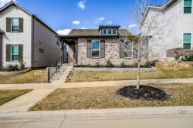 2320 Stella Ln, Northlake, TX 76247 - view of front of property with brick siding and a front lawn