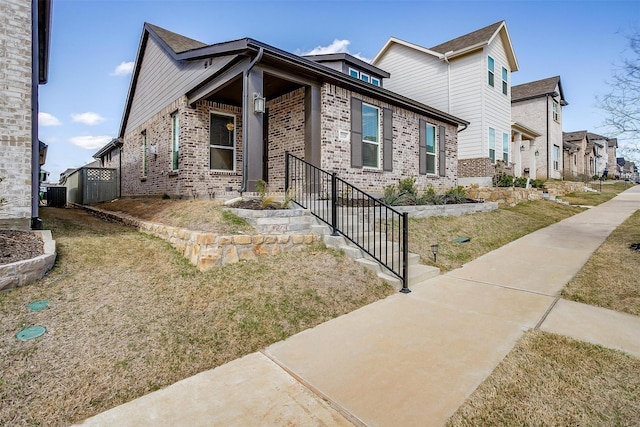 2320 Stella Ln, Northlake, TX 76247 - view of front of property with brick siding, cooling unit, and a residential view