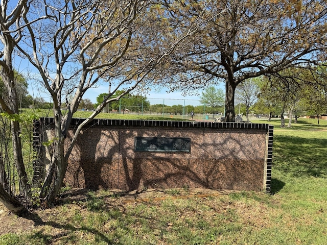 8208 Cloverglen Ln, Fort Worth, TX 76123 - community / neighborhood sign with a yard