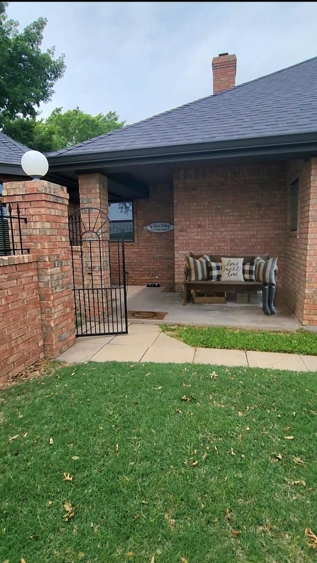 1426 Lakeview Rd, Abilene, TX 79602 - exterior space featuring a yard and a patio