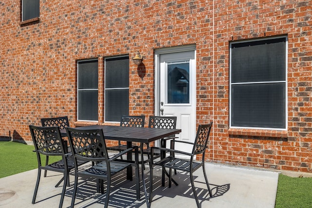 2408 Clairborne Dr, Fort Worth, TX 76177 - view of patio / terrace featuring outdoor dining space