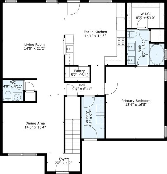 2408 Clairborne Dr, Fort Worth, TX 76177 - view of floor plan / room layout