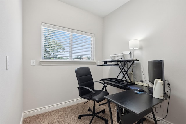 140 Dogwood Dr, Krugerville, TX 76227 - carpeted office space featuring baseboards