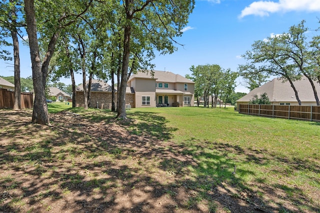 140 Dogwood Dr, Krugerville, TX 76227 - view of yard featuring fence