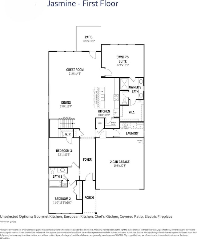 3308 Cross Shore Dr, Anna, TX 75409 - floor plan / room layout