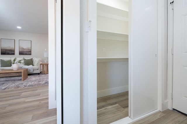 view of closet
