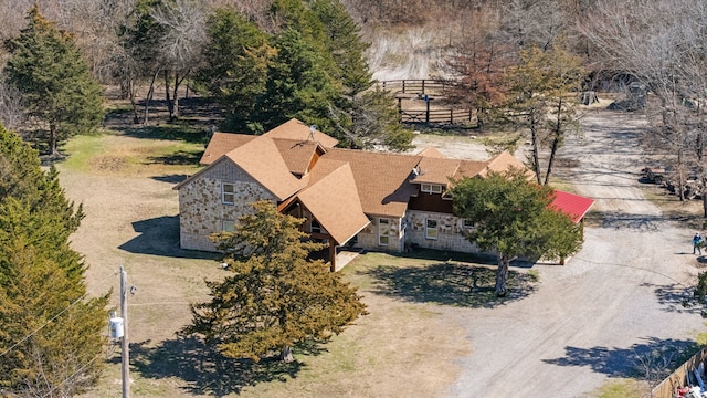 drone / aerial view