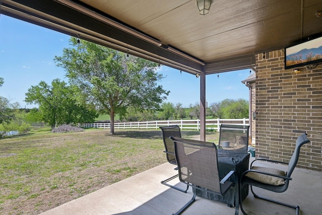 532 Hubbard Cir, Nevada, TX 75173 - view of patio / terrace featuring outdoor dining space