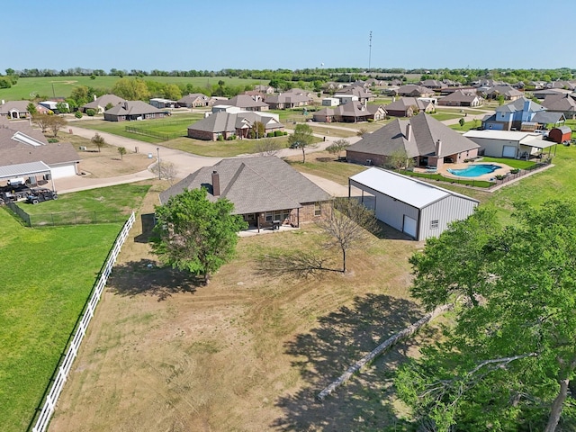 birds eye view of property featuring a residential view