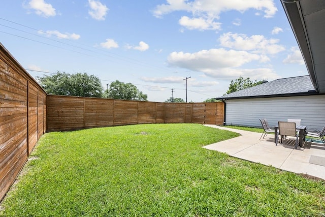 4108 Desert Garden Dr, Plano, TX 75093 - view of yard featuring a patio