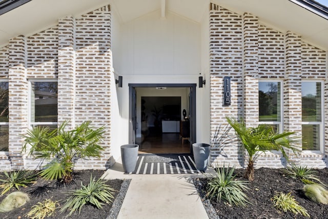 1105 Northpark Dr, Richardson, TX 75081 - doorway to property with brick siding
