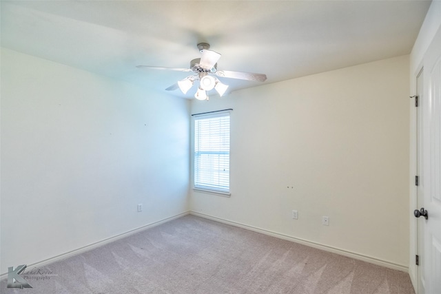 358 Sugarberry Ave, Abilene, TX 79602 - carpeted empty room featuring a ceiling fan and baseboards