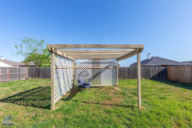 358 Sugarberry Ave, Abilene, TX 79602 - view of yard with a pergola