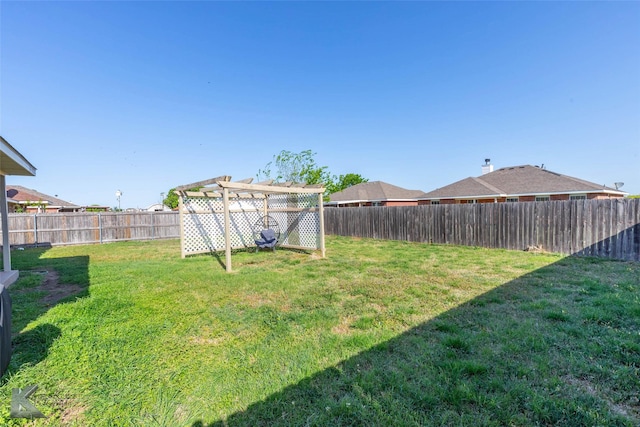358 Sugarberry Ave, Abilene, TX 79602 - view of yard with a pergola