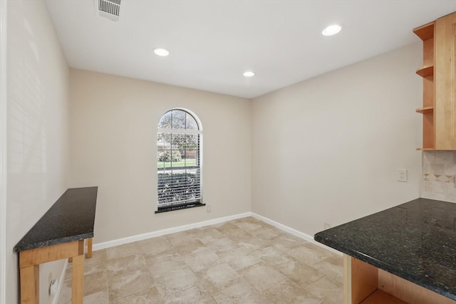 2616 Appledale Ln, Dallas, TX 75287 - unfurnished dining area featuring recessed lighting and baseboards