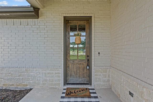 305 Scenic Creek Ct, Reno, TX 76020 - property entrance with brick siding
