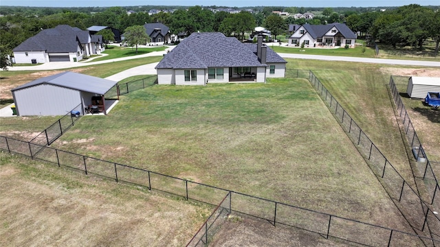 305 Scenic Creek Ct, Reno, TX 76020 - aerial perspective of suburban area