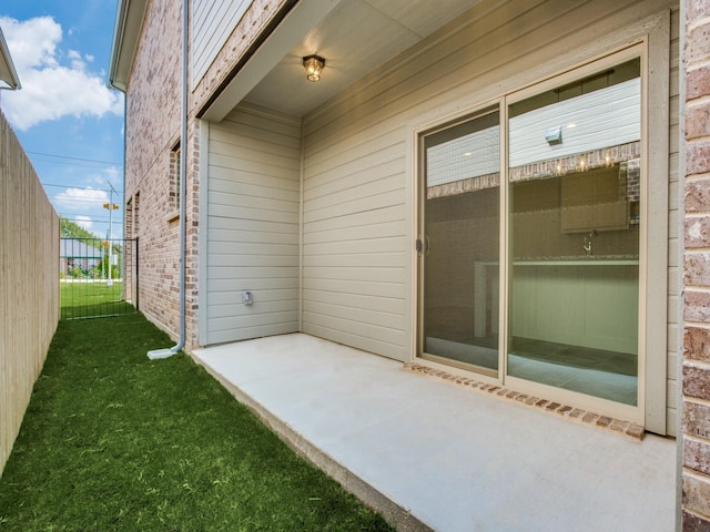6519 Bowman Roberts Dr, Fort Worth, TX 76179 - view of patio featuring fence