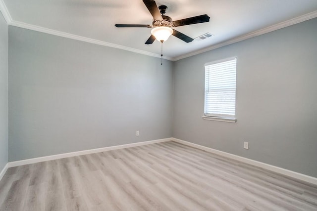 4428 Private Rd Unit 5216, Princeton, TX 75407 - empty room featuring baseboards, visible vents, and crown molding