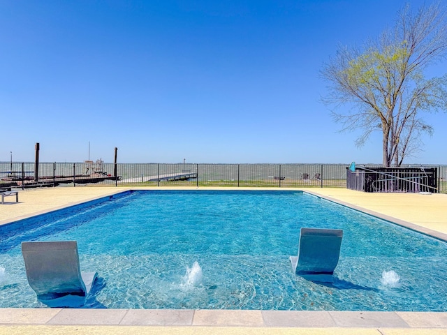 6400 Peninsula Rd, Kerens, TX 75144 - view of pool featuring a fenced in pool and fence