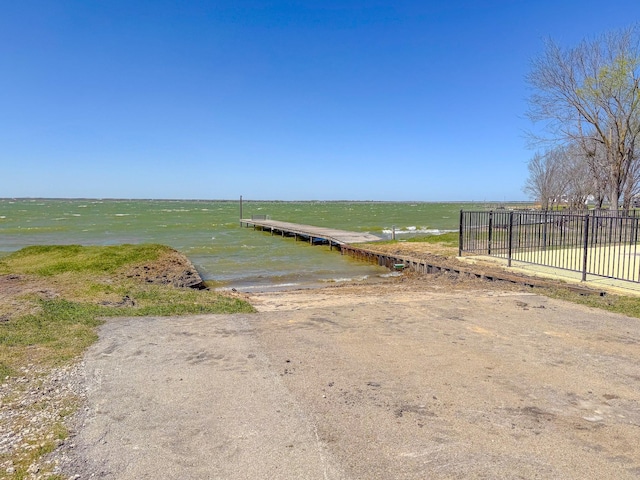 6400 Peninsula Rd, Kerens, TX 75144 - view of dock area