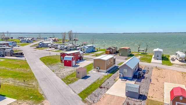 6400 Peninsula Rd, Kerens, TX 75144 - aerial view featuring a water view