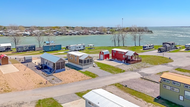 6400 Peninsula Rd, Kerens, TX 75144 - bird's eye view with a water view