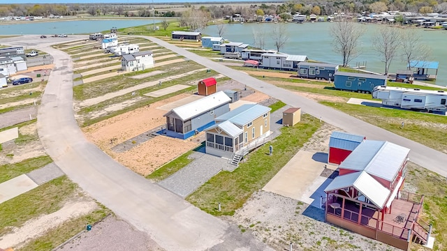 6400 Peninsula Rd, Kerens, TX 75144 - aerial view featuring a water view