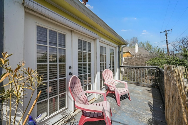 4001 Roswell St, Dallas, TX 75219 - balcony with french doors
