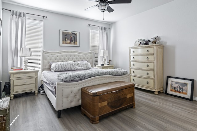 1753 Rio Penasco Rd, Fort Worth, TX 76052 - bedroom with light wood-type flooring and ceiling fan