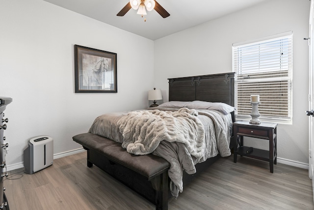 1753 Rio Penasco Rd, Fort Worth, TX 76052 - bedroom with light wood-style floors and a ceiling fan